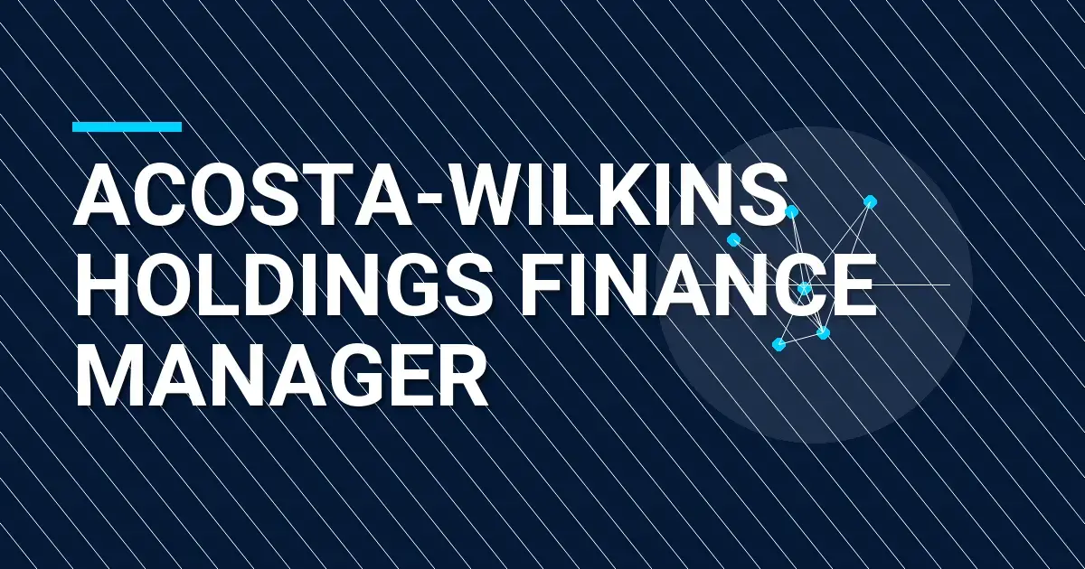 Acosta-Wilkins Holdings Finance Manager