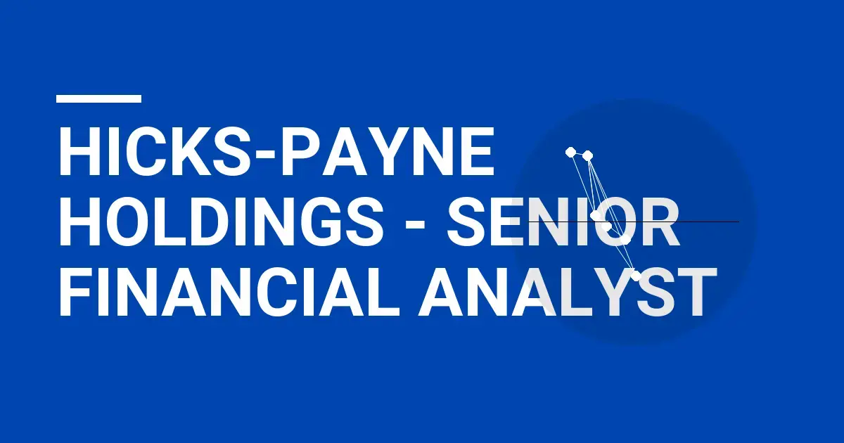 Hicks-Payne Holdings - Senior Financial Analyst