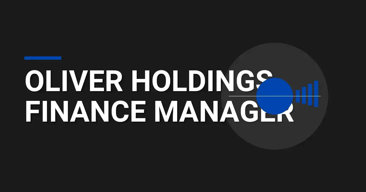 Oliver Holdings Finance Manager