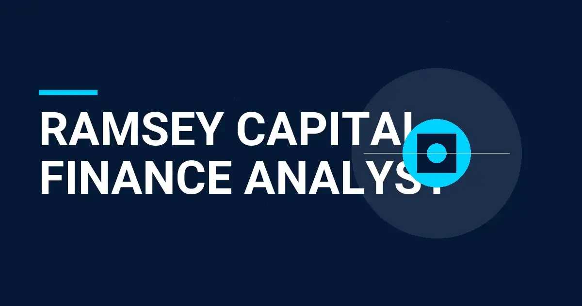 Ramsey Capital Finance Analyst