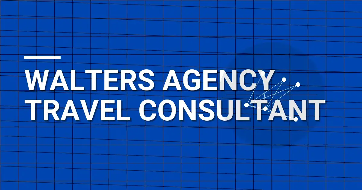 Walters Agency Travel Consultant
