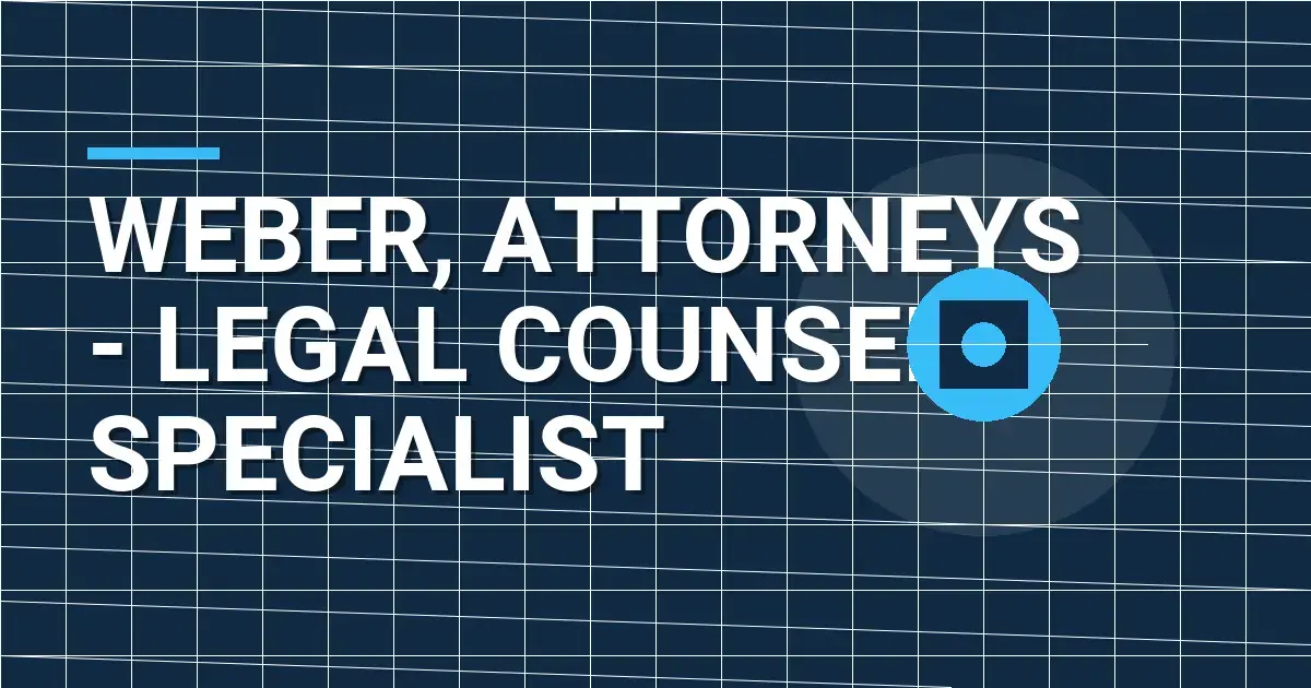 Weber, Attorneys - Legal Counsel Specialist