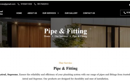 High-Performance Plumbing with Supreme Pipes and Fittings in Dehradun