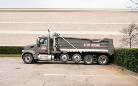 Dump Truck Parking Space for Rent in Industrial Zones