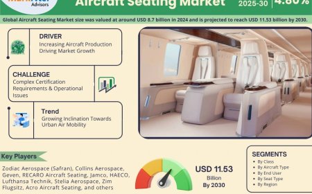 Aircraft Seating Market Overview 2025–2030: Share, Size & Future Trends