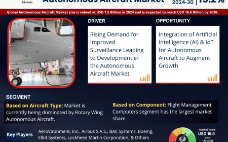 Autonomous Aircraft Market Overview 2024–2030: Share, Size & Future Trends