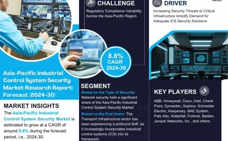 Asia-Pacific Industrial Control System Market Overview 2024–2030: Share, Size & Future Trends