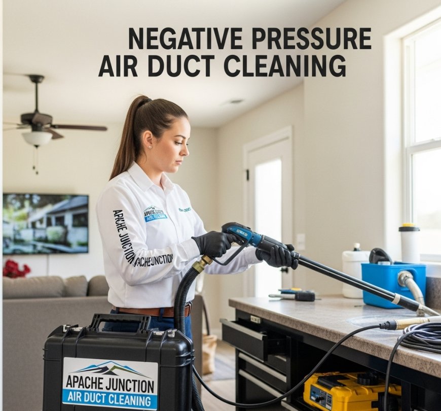 How Negative Pressure Air Duct Cleaning Works in Apache Junction Homes