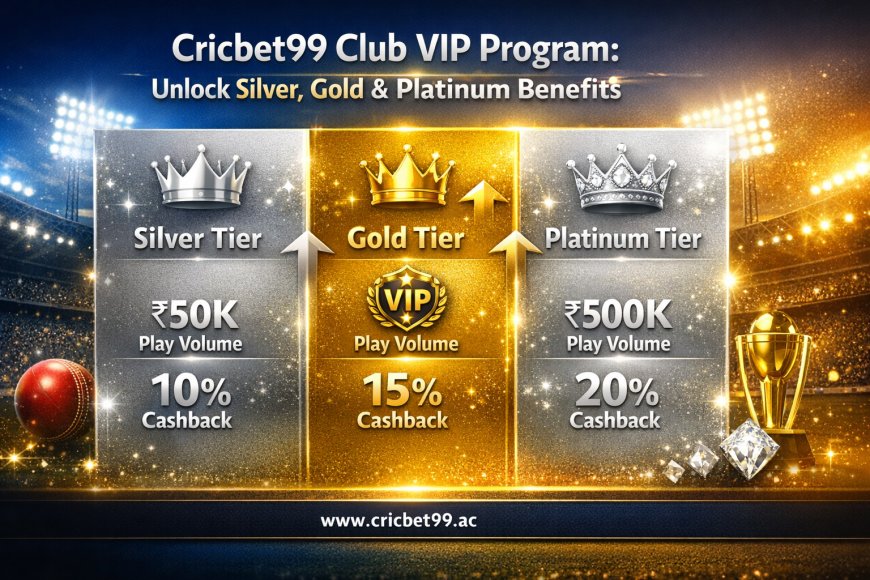 Cricbet99 Club VIP Program: Unlock Silver, Gold & Platinum Benefits